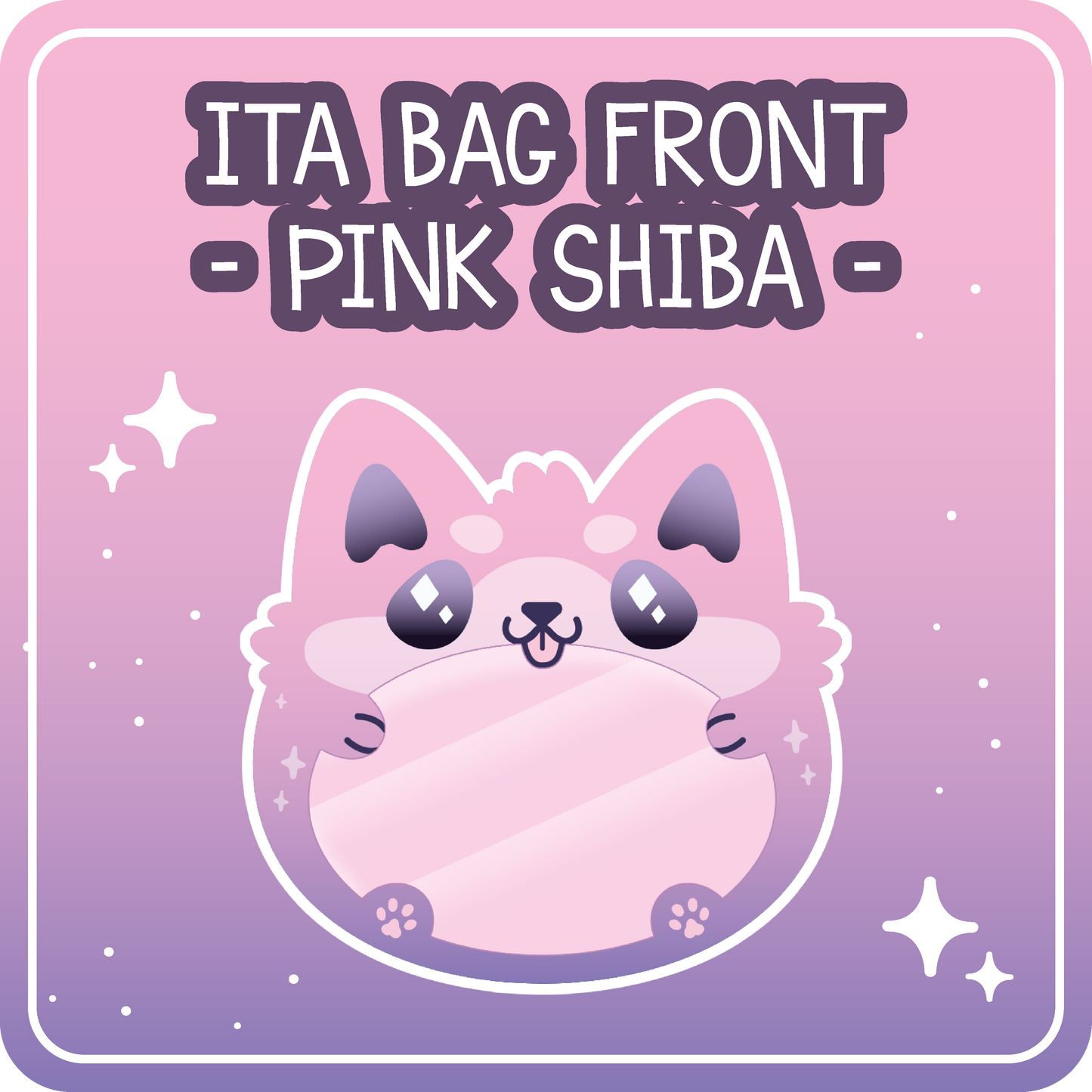 Kawaii Kompanions Ita Bag Bundle Pink Shiba