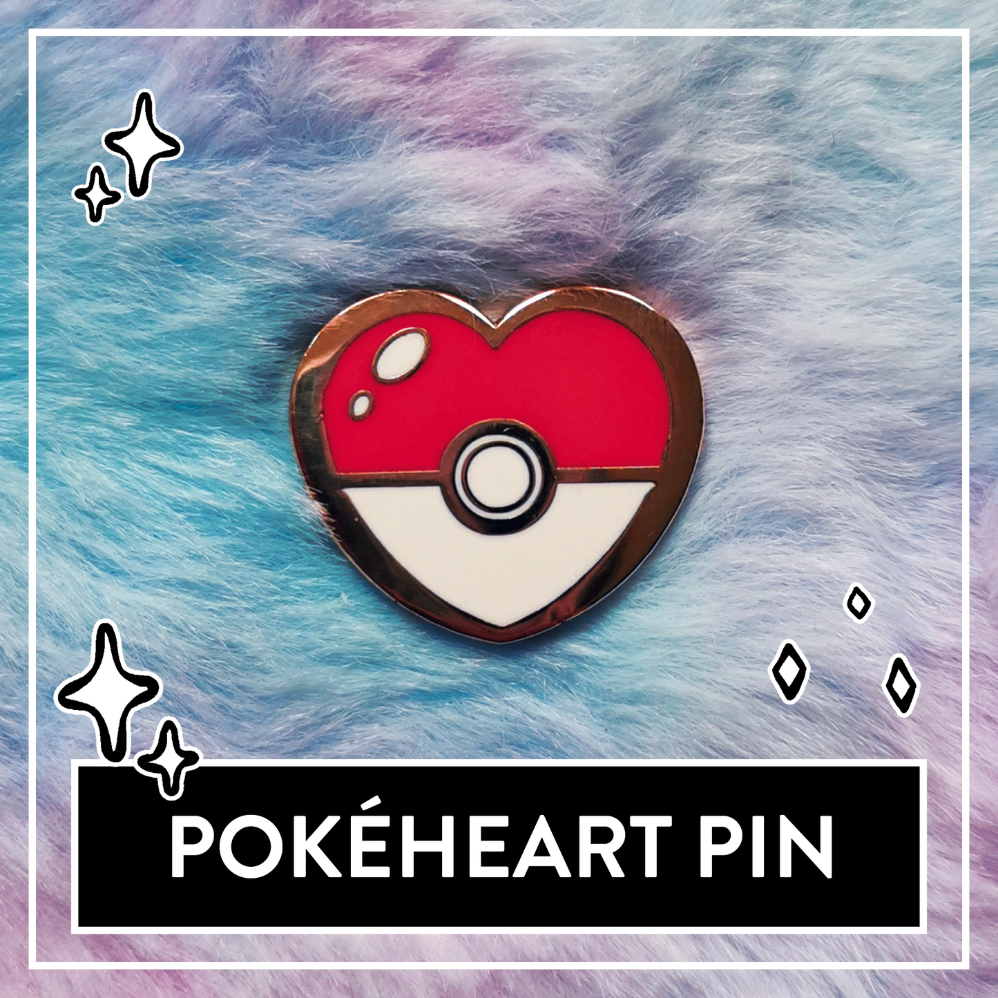 PokéHeart Mini Pin