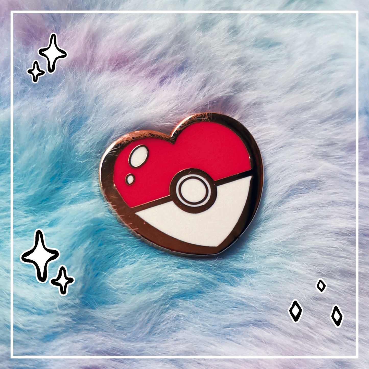PokéHeart Mini Pin