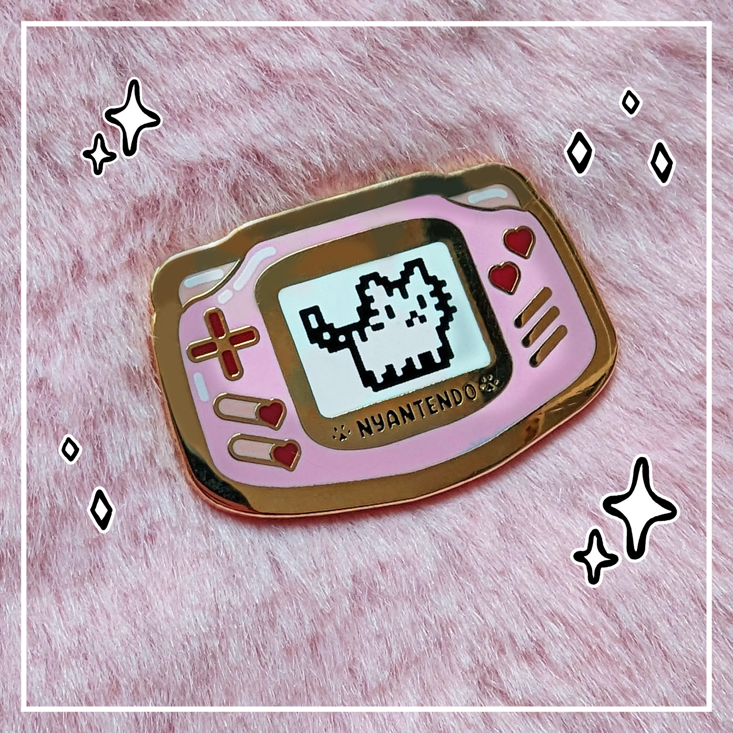 Paws'n'Pixels Nyantendo enamel pin