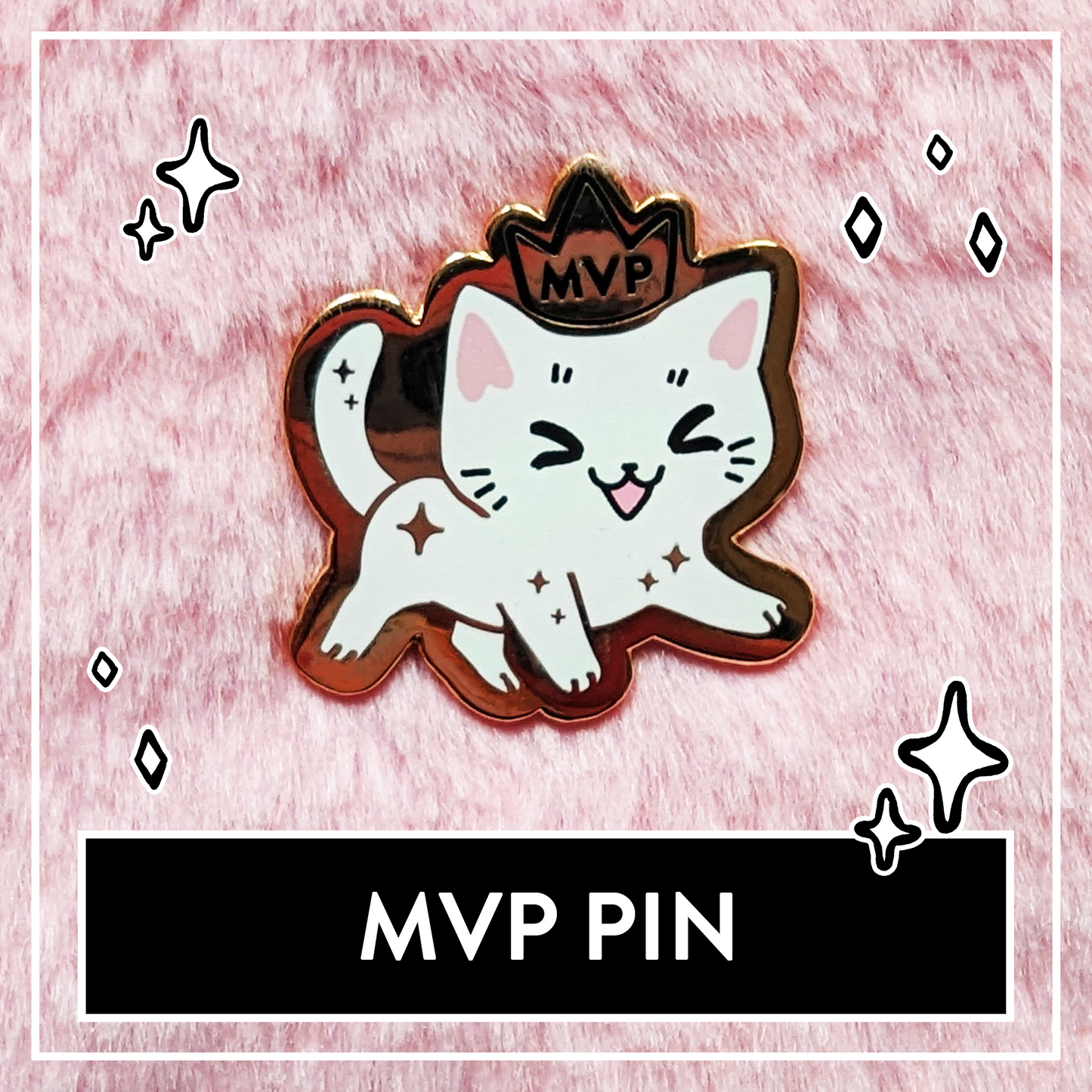 Paws'n'Pixels MVP enamel pin