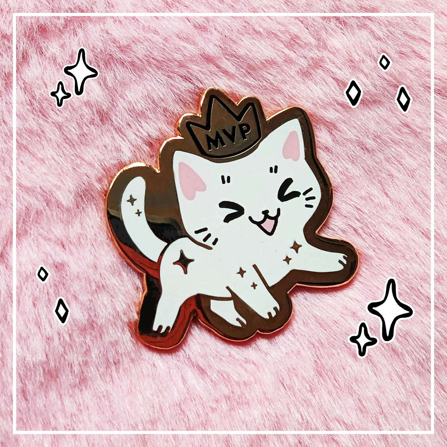 Paws'n'Pixels MVP enamel pin