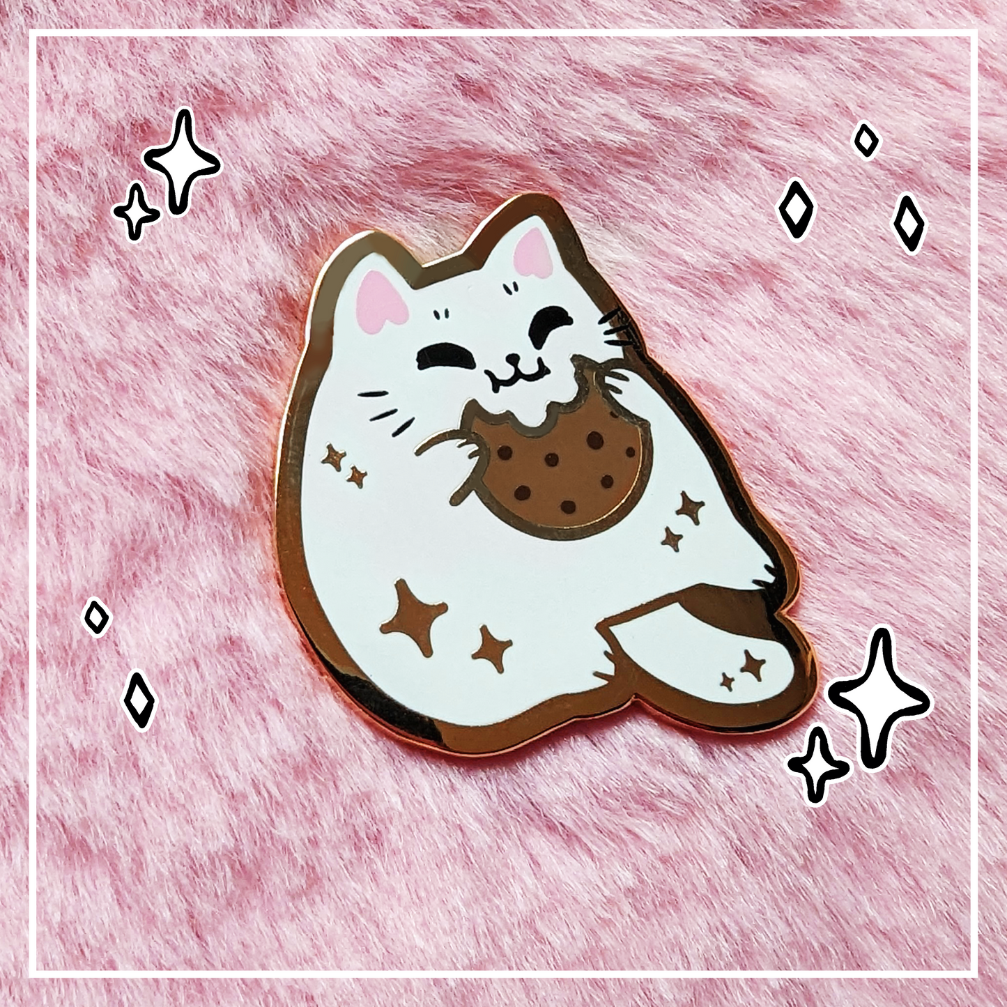 Paws'n'Pixels Accept all Cookies enamel pin