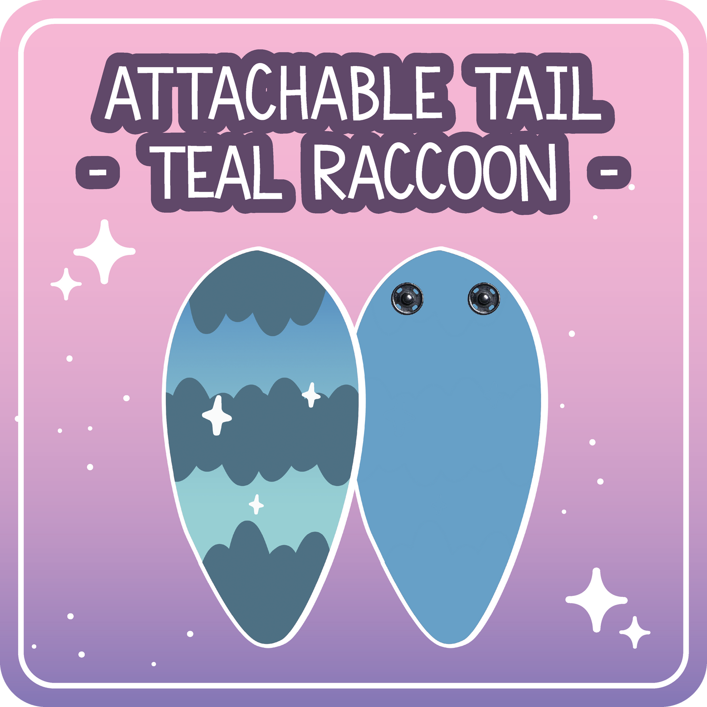 Kawaii Kompanions Ita Bag Bundle Teal Raccoon