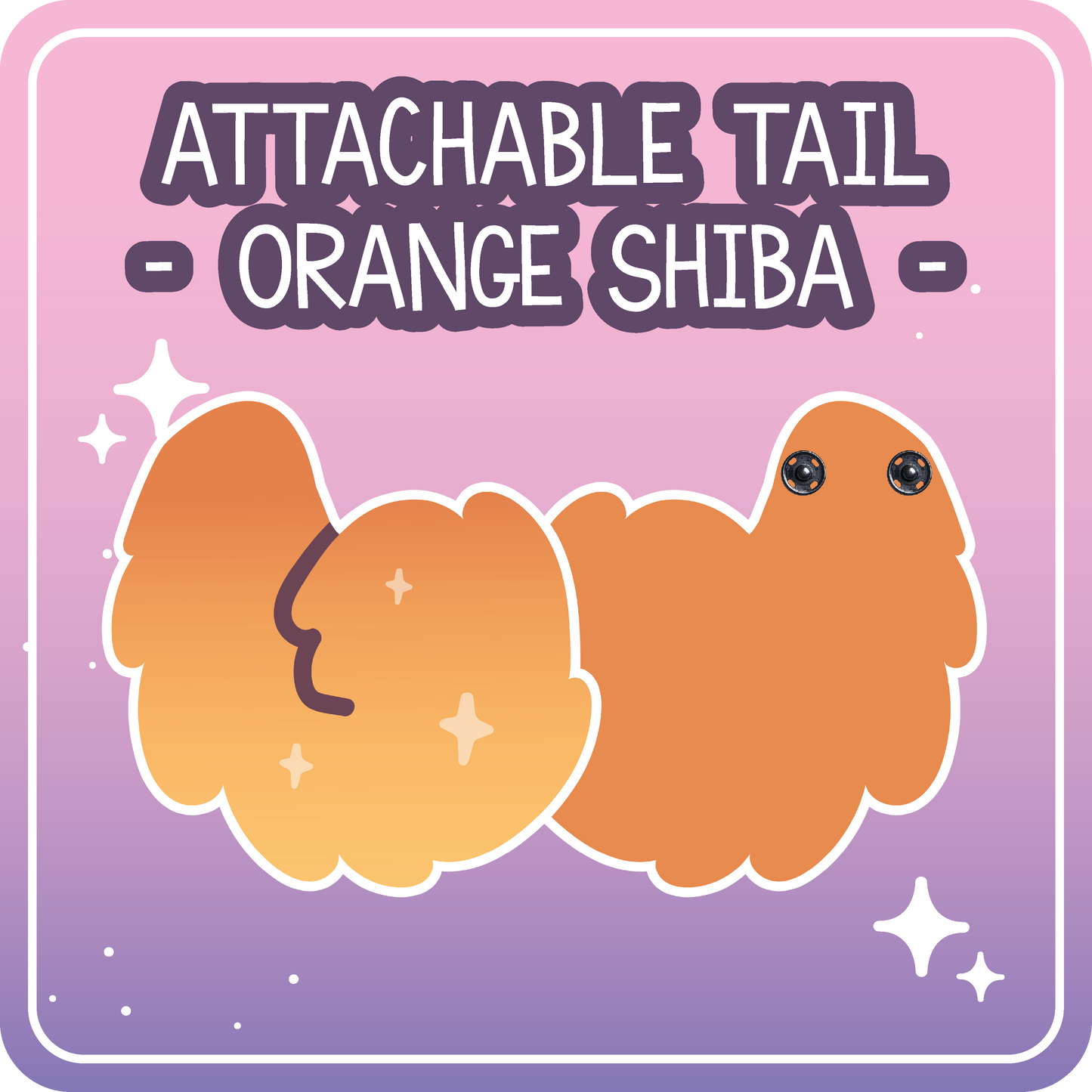 Kawaii Kompanions Ita Bag Exchangable Tails Shiba