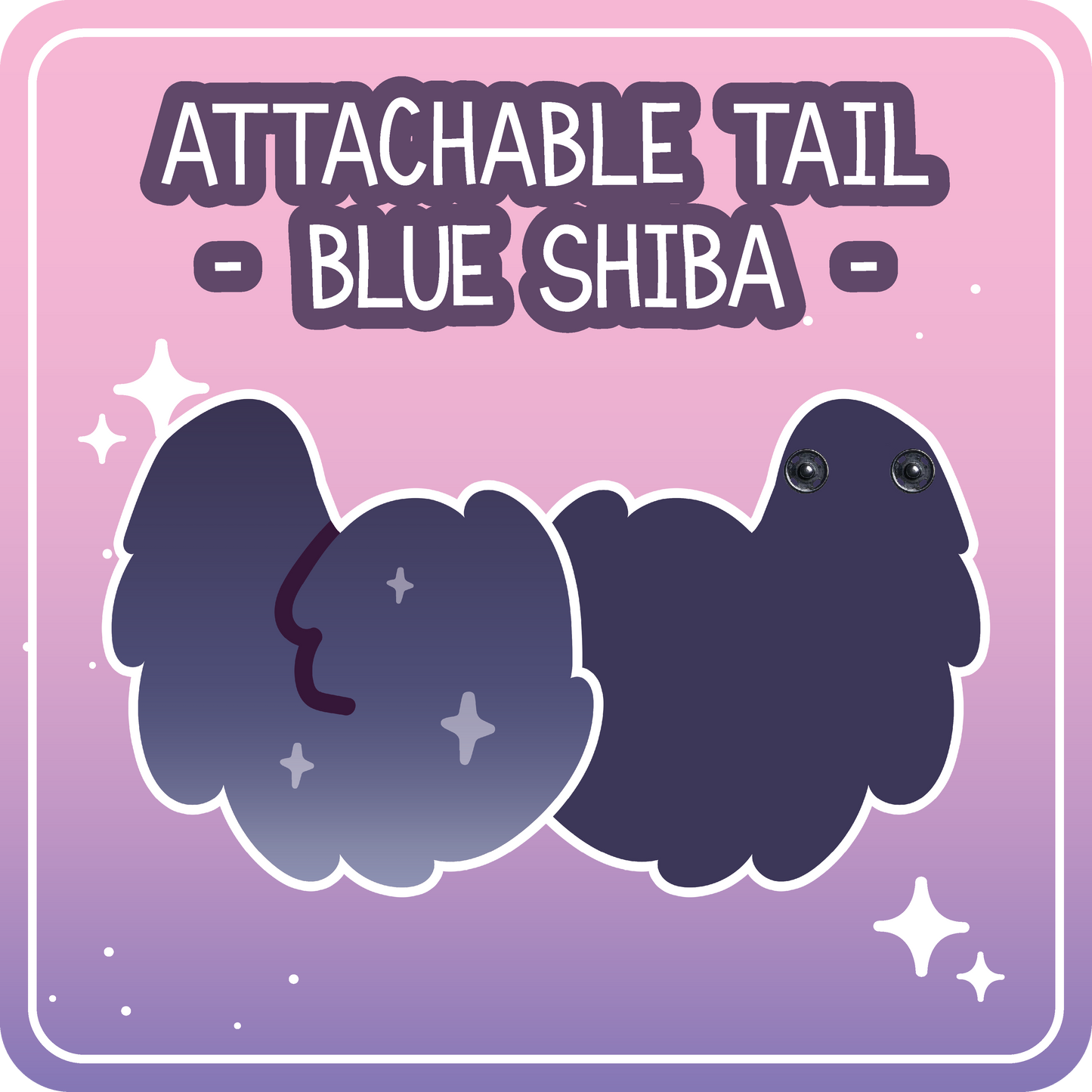 Kawaii Kompanions Ita Bag Exchangable Tails Shiba