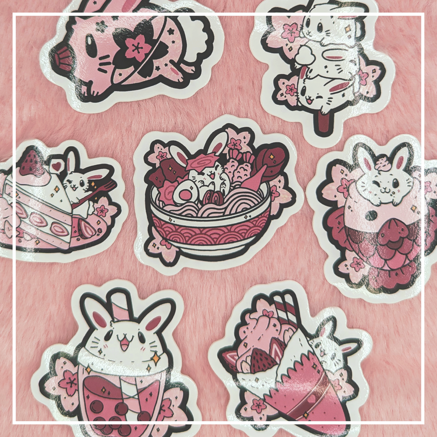 Sakura Snacks - Vinyl Stickers