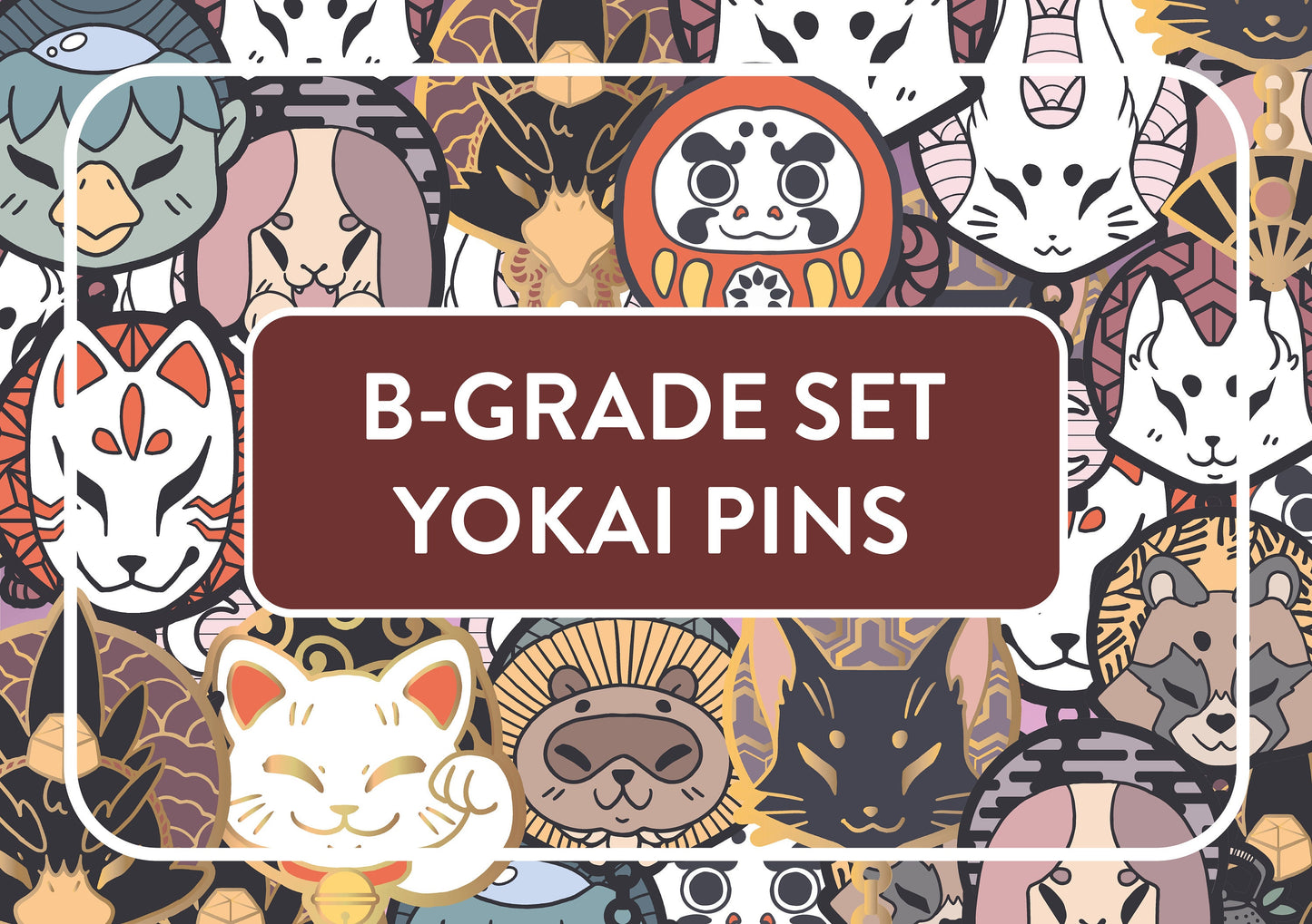 PIN SECONDS B-Grade Grab Bag, Lucky Bag with Hard Enamel Pins, Fanart, Own Art, Pop Culture <3 Surprise Bag with cute Pins