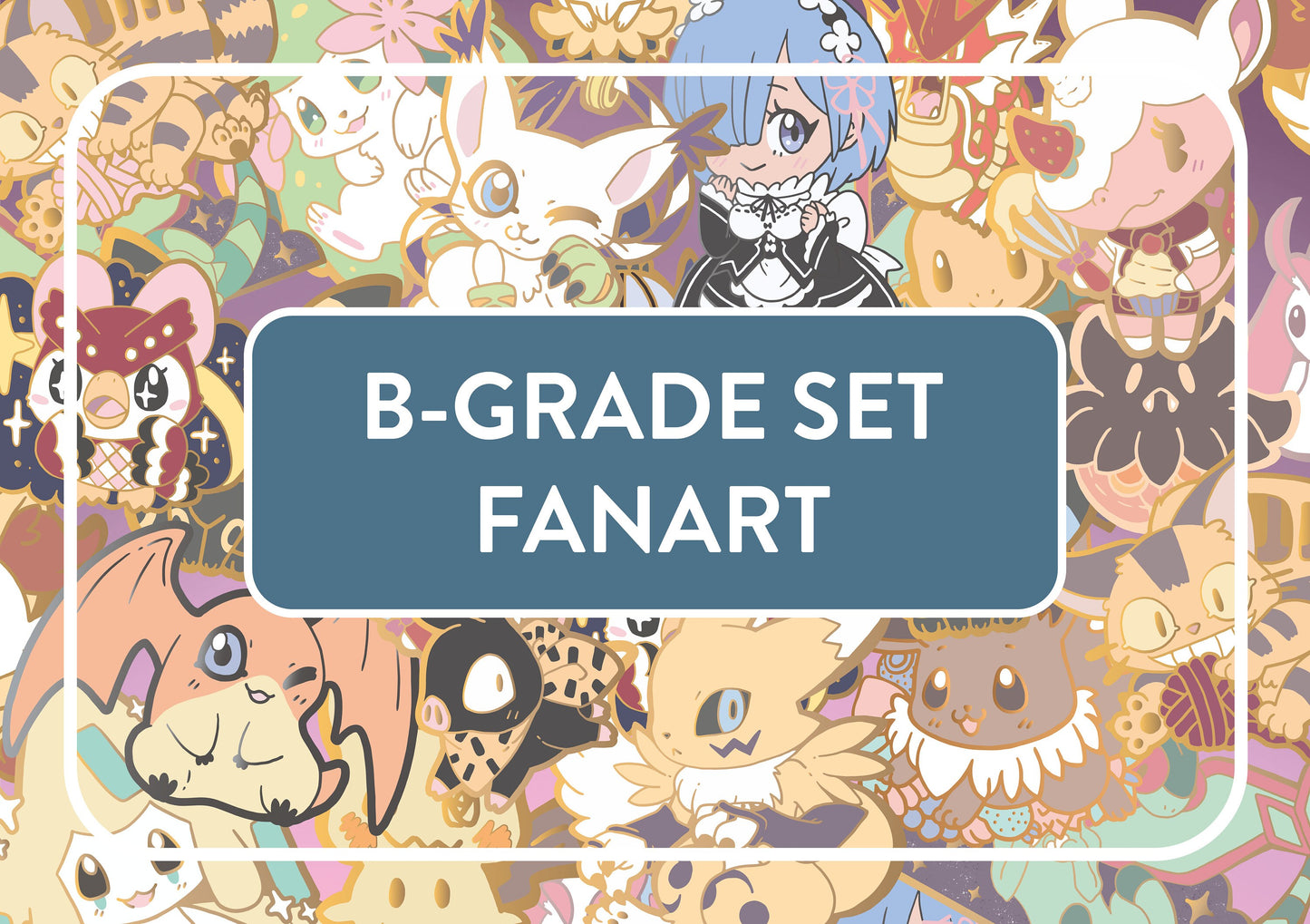 PIN SECONDS B-Grade Grab Bag, Lucky Bag with Hard Enamel Pins, Fanart, Own Art, Pop Culture <3 Surprise Bag with cute Pins