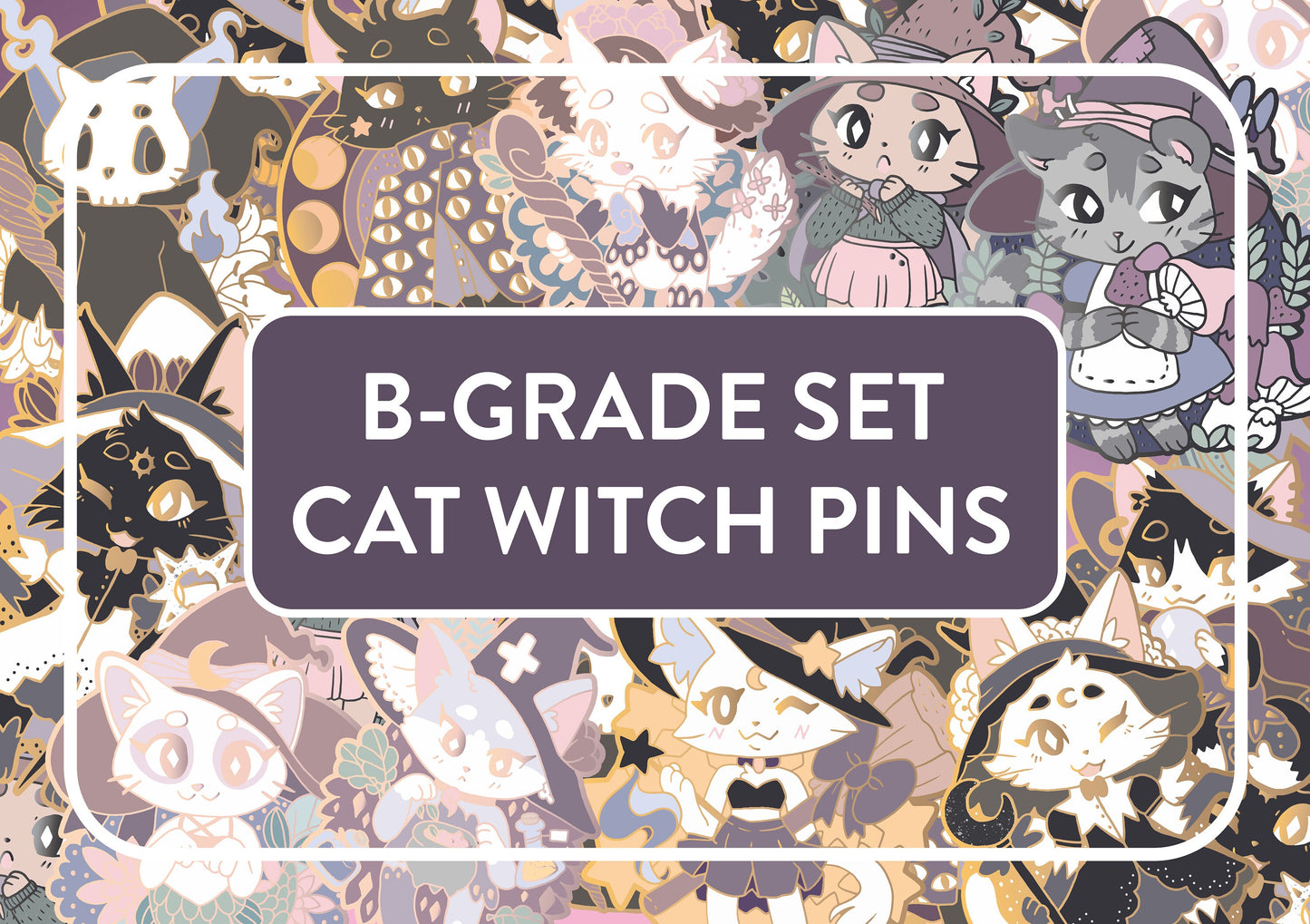 PIN SECONDS B-Grade Grab Bag, Lucky Bag with Hard Enamel Pins, Fanart, Own Art, Pop Culture <3 Surprise Bag with cute Pins