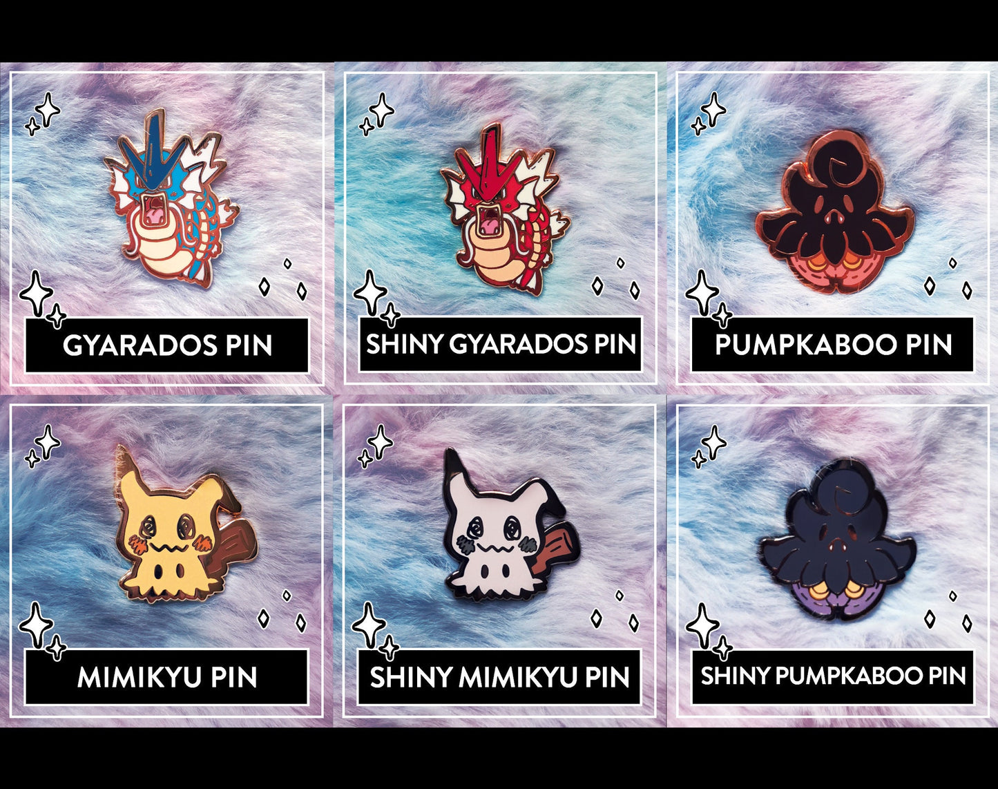 PICK & MIX Mini Pin Bundle - Cute Pokemon Mini Pin Bundles – Hard Enamel Pins, Kawaii Art Pins, Umbreon, Celebi, Braixen, Sylveon and more