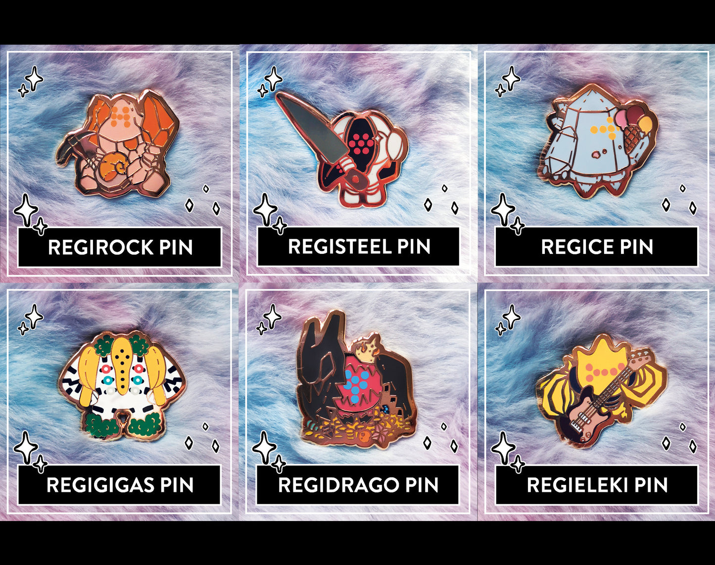 PICK & MIX Mini Pin Bundle - Cute Pokemon Mini Pin Bundles – Hard Enamel Pins, Kawaii Art Pins, Umbreon, Celebi, Braixen, Sylveon and more