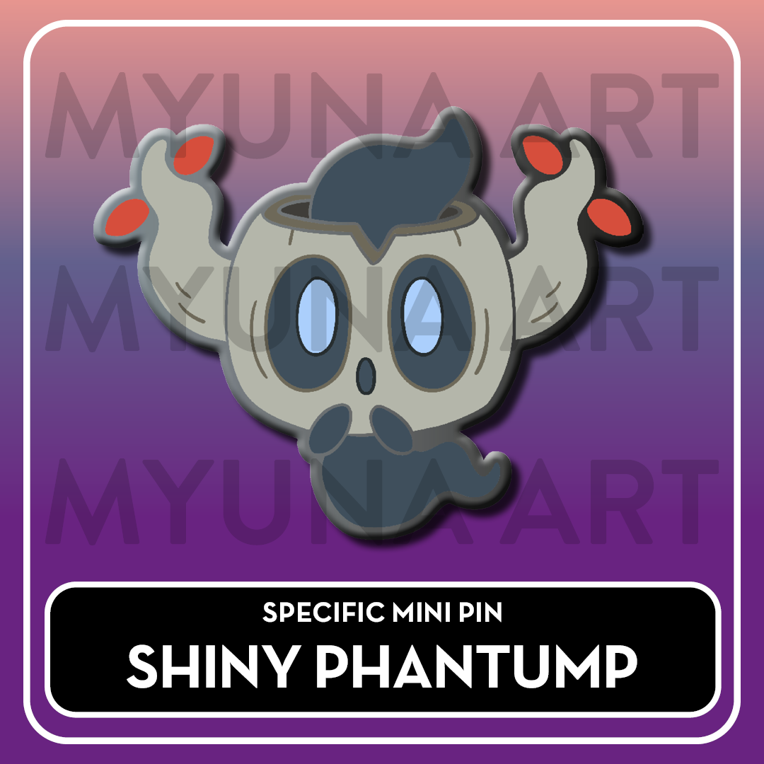 PREORDER Ghost Type Friends - Myuna's Mystery Mix Gacha Mini Pins