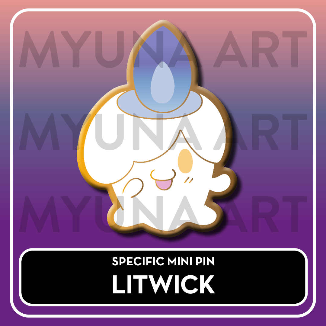 PREORDER Ghost Type Friends - Myuna's Mystery Mix Gacha Mini Pins