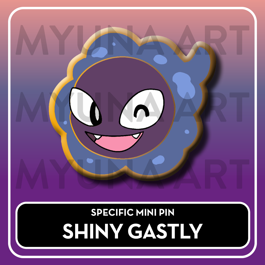 PREORDER Ghost Type Friends - Myuna's Mystery Mix Gacha Mini Pins