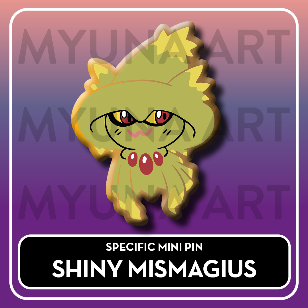 PREORDER Ghost Type Friends - Myuna's Mystery Mix Gacha Mini Pins