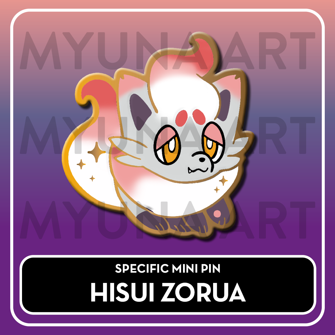 PREORDER Ghost Type Friends - Myuna's Mystery Mix Gacha Mini Pins