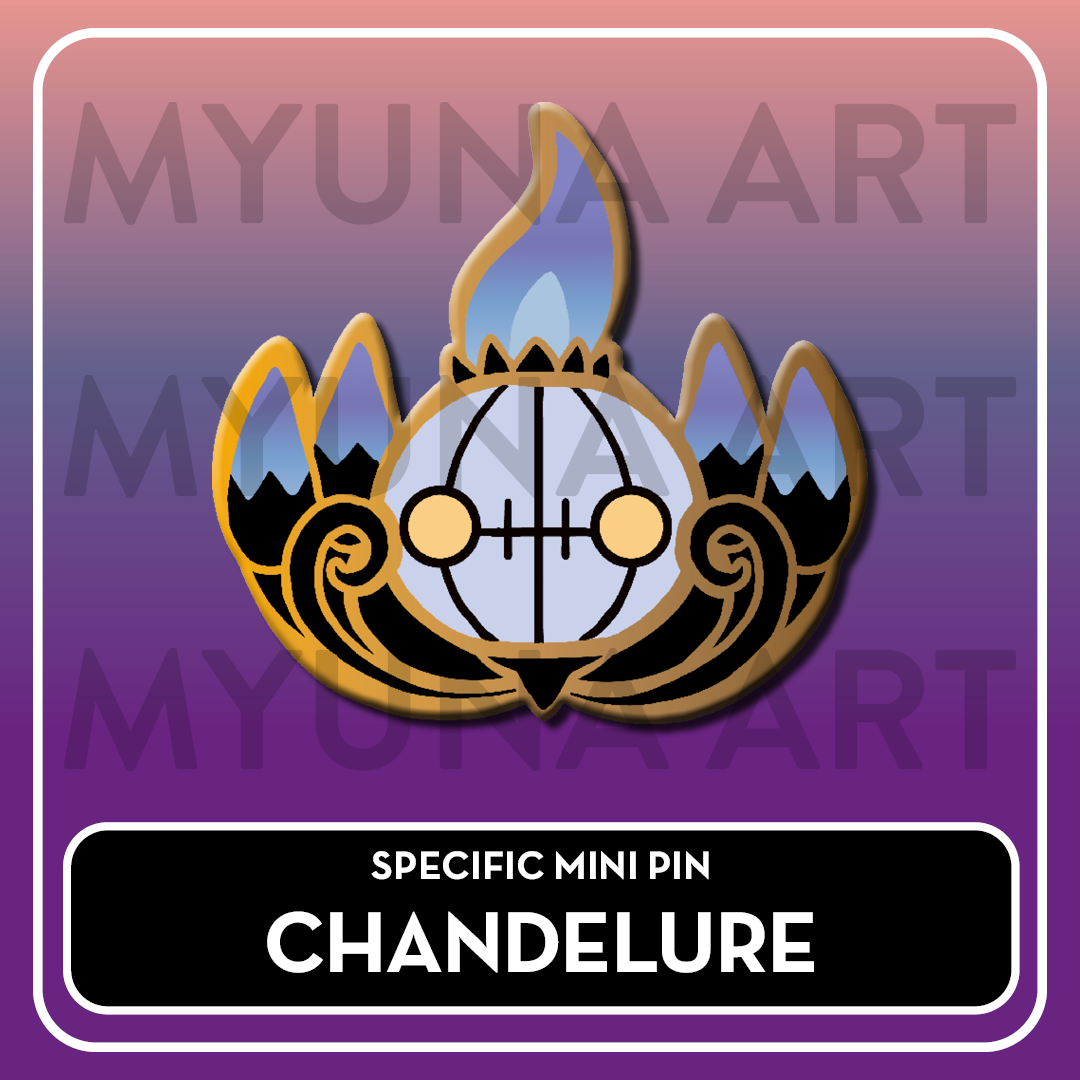 PREORDER Ghost Type Friends - Myuna's Mystery Mix Gacha Mini Pins