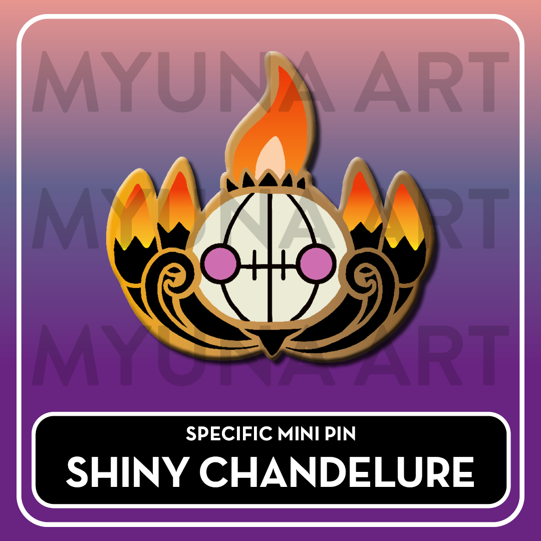 PREORDER Ghost Type Friends - Myuna's Mystery Mix Gacha Mini Pins