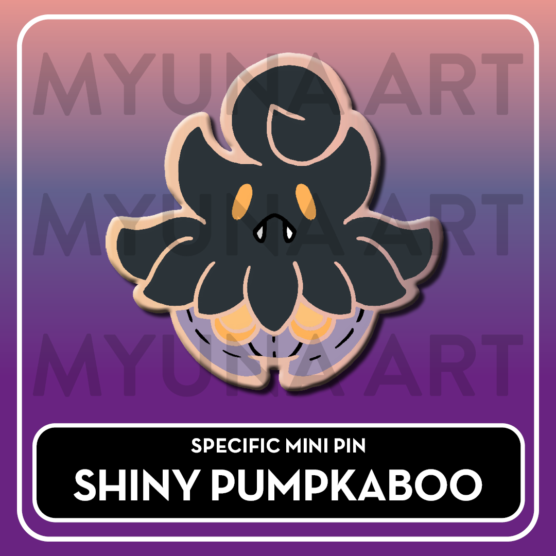 PREORDER Ghost Type Friends - Myuna's Mystery Mix Gacha Mini Pins