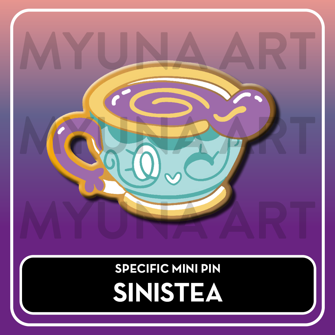PREORDER Ghost Type Friends - Myuna's Mystery Mix Gacha Mini Pins