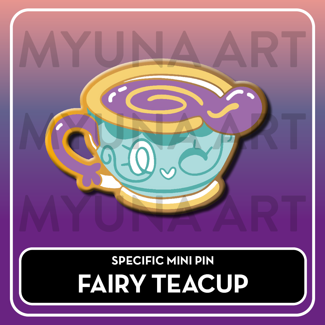 PREORDER Ghost Type Friends - Myuna's Mystery Mix Gacha Mini Pins
