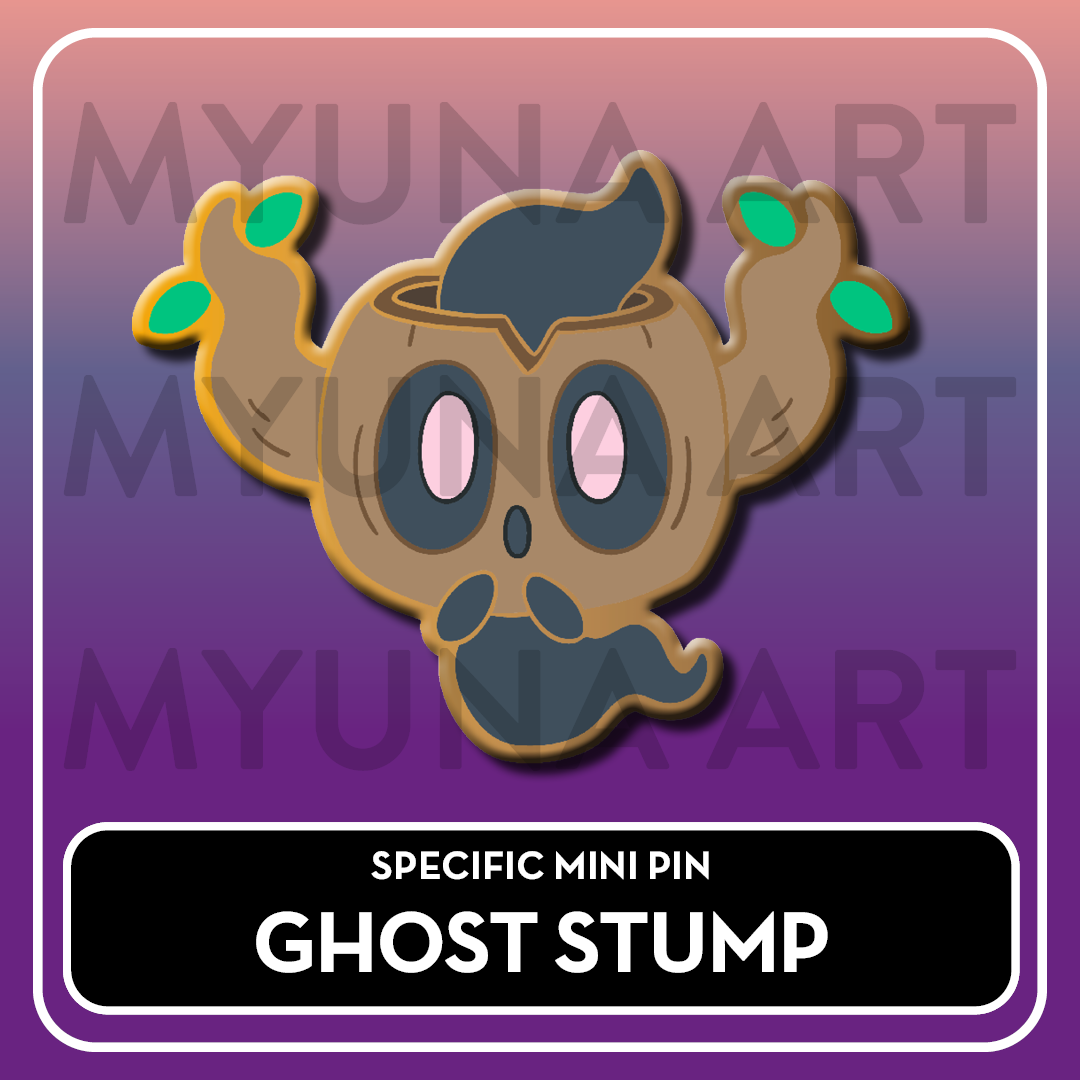 PREORDER Ghost Type Friends - Myuna's Mystery Mix Gacha Mini Pins