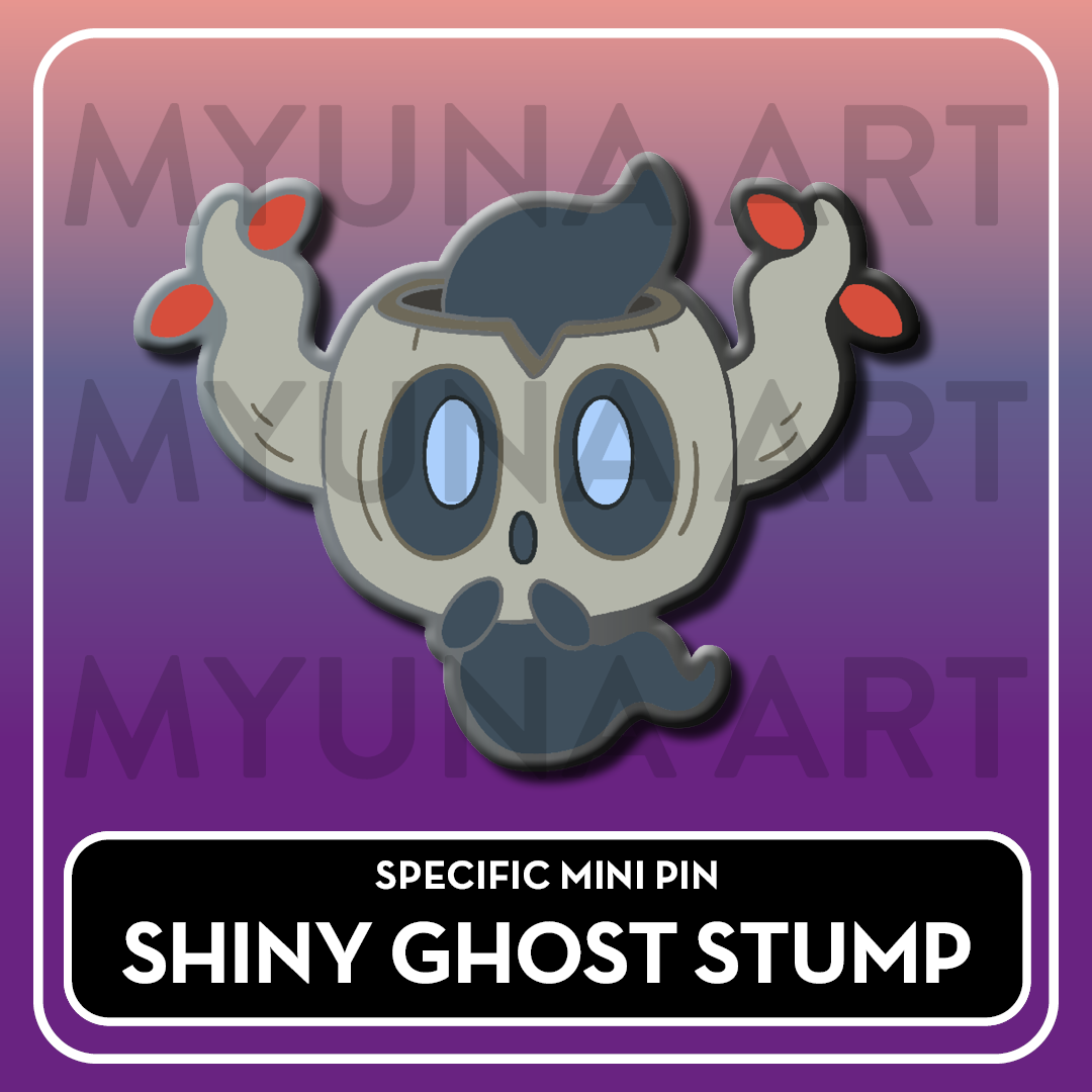 PREORDER Ghost Type Friends - Myuna's Mystery Mix Gacha Mini Pins