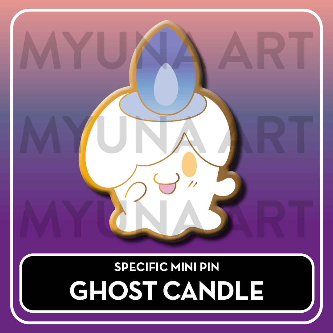 PREORDER Ghost Type Friends - Myuna's Mystery Mix Gacha Mini Pins