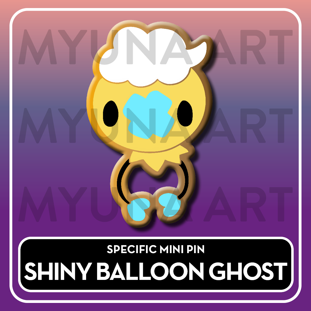 PREORDER Ghost Type Friends - Myuna's Mystery Mix Gacha Mini Pins