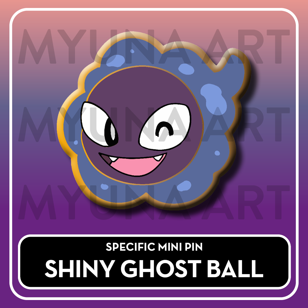 PREORDER Ghost Type Friends - Myuna's Mystery Mix Gacha Mini Pins
