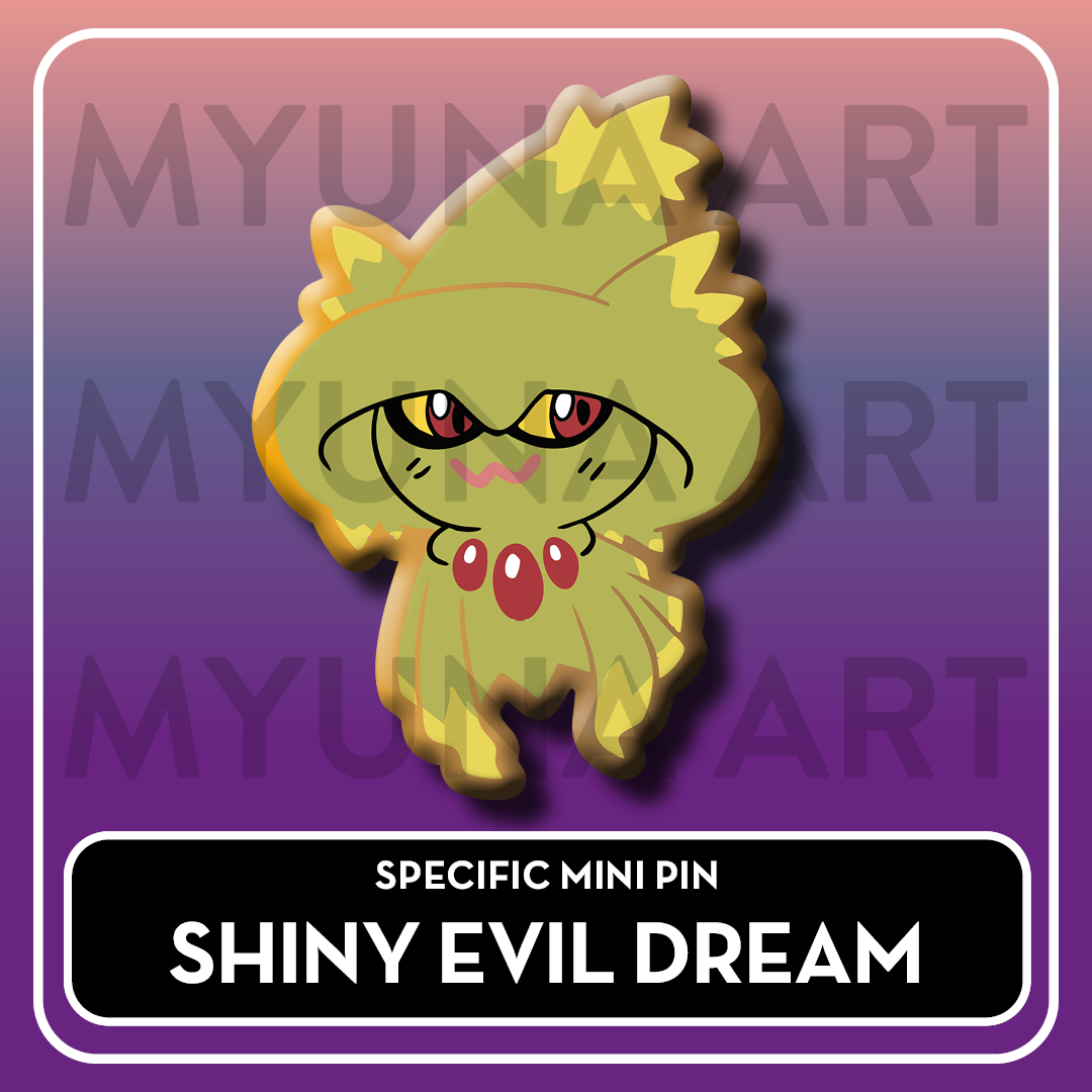 PREORDER Ghost Type Friends - Myuna's Mystery Mix Gacha Mini Pins