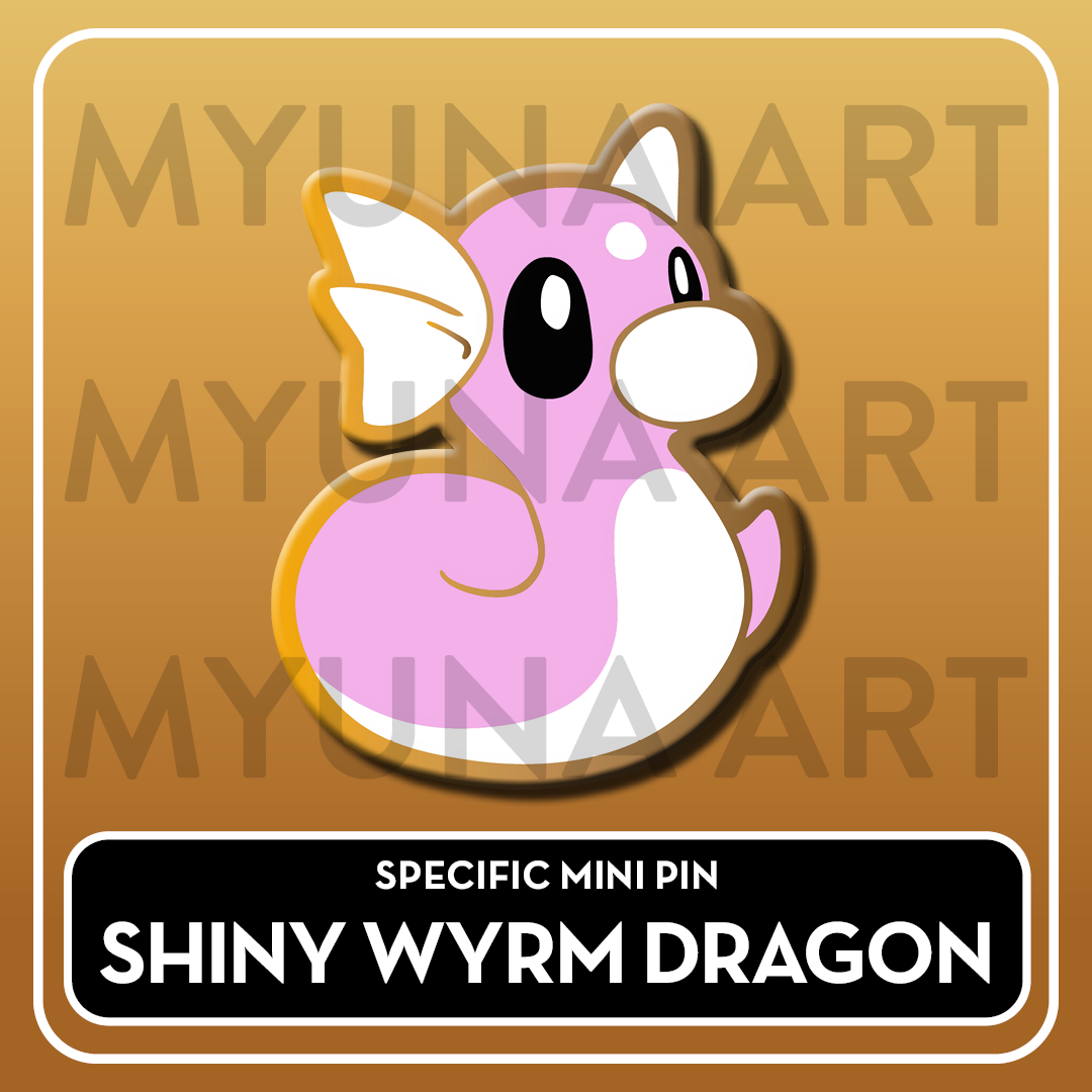 PREORDER Dragon Type Friends - Myuna's Mystery Mix Gacha Mini Pins