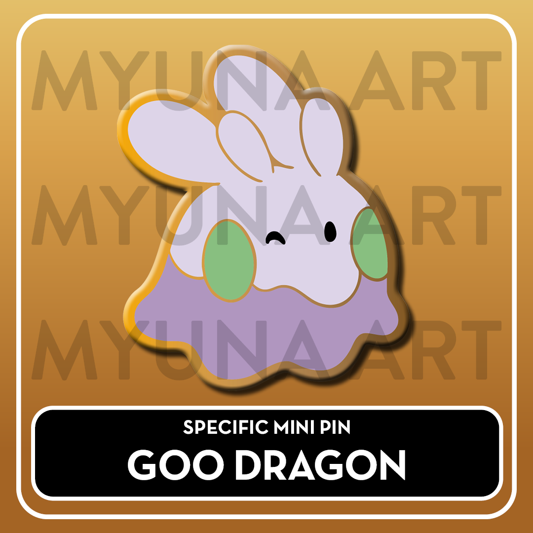 PREORDER Dragon Type Friends - Myuna's Mystery Mix Gacha Mini Pins