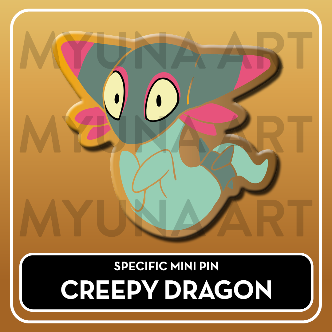PREORDER Dragon Type Friends - Myuna's Mystery Mix Gacha Mini Pins