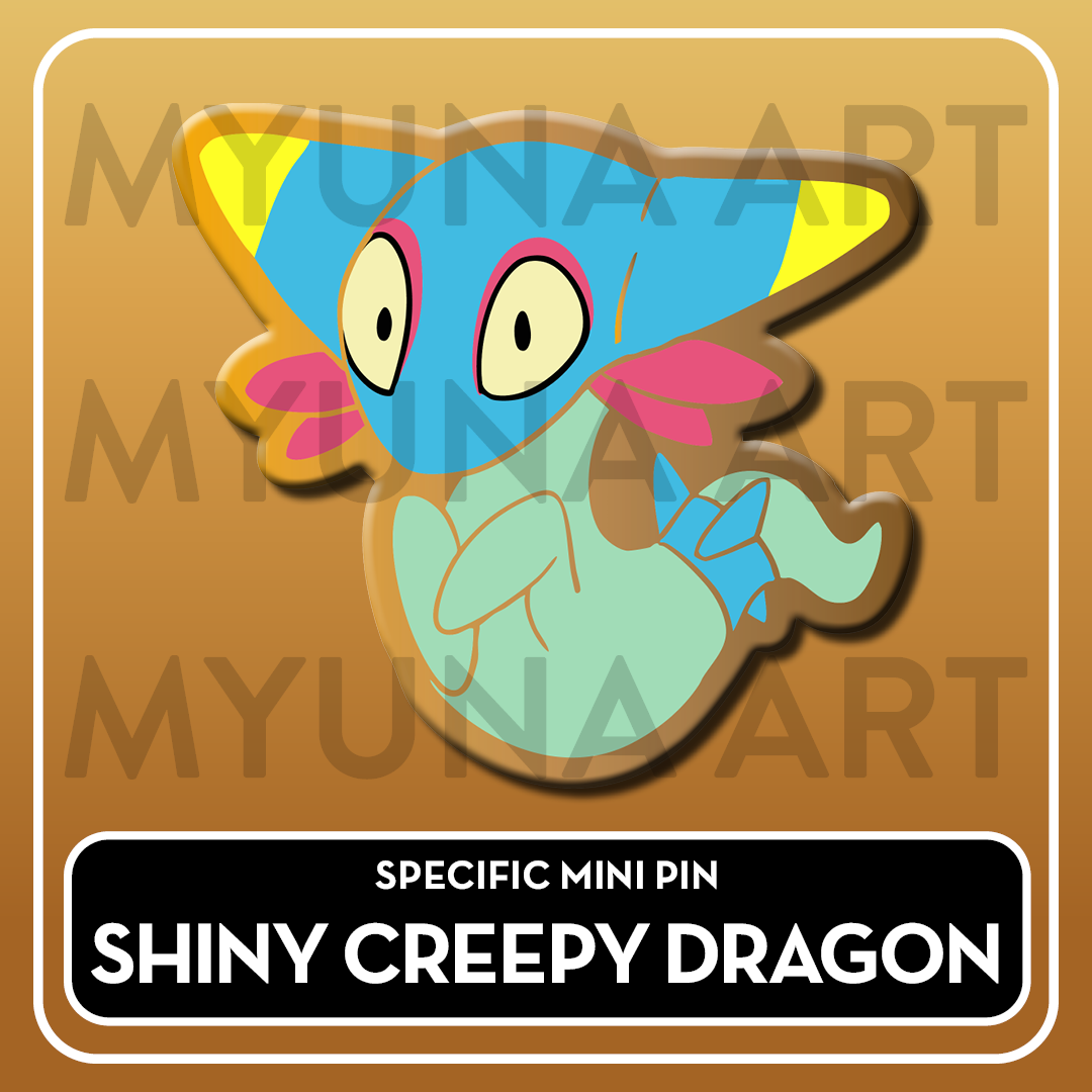 PREORDER Dragon Type Friends - Myuna's Mystery Mix Gacha Mini Pins
