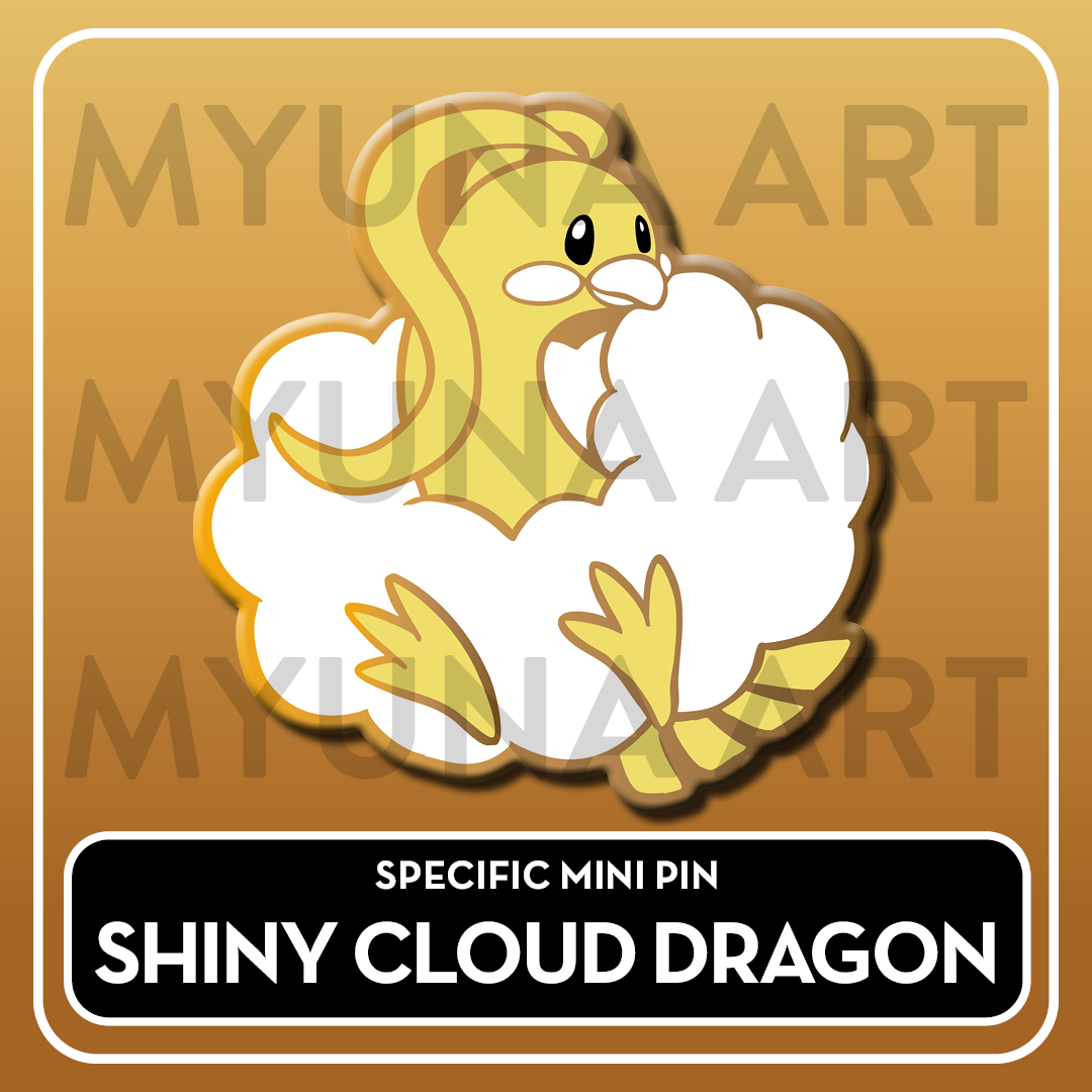 PREORDER Dragon Type Friends - Myuna's Mystery Mix Gacha Mini Pins