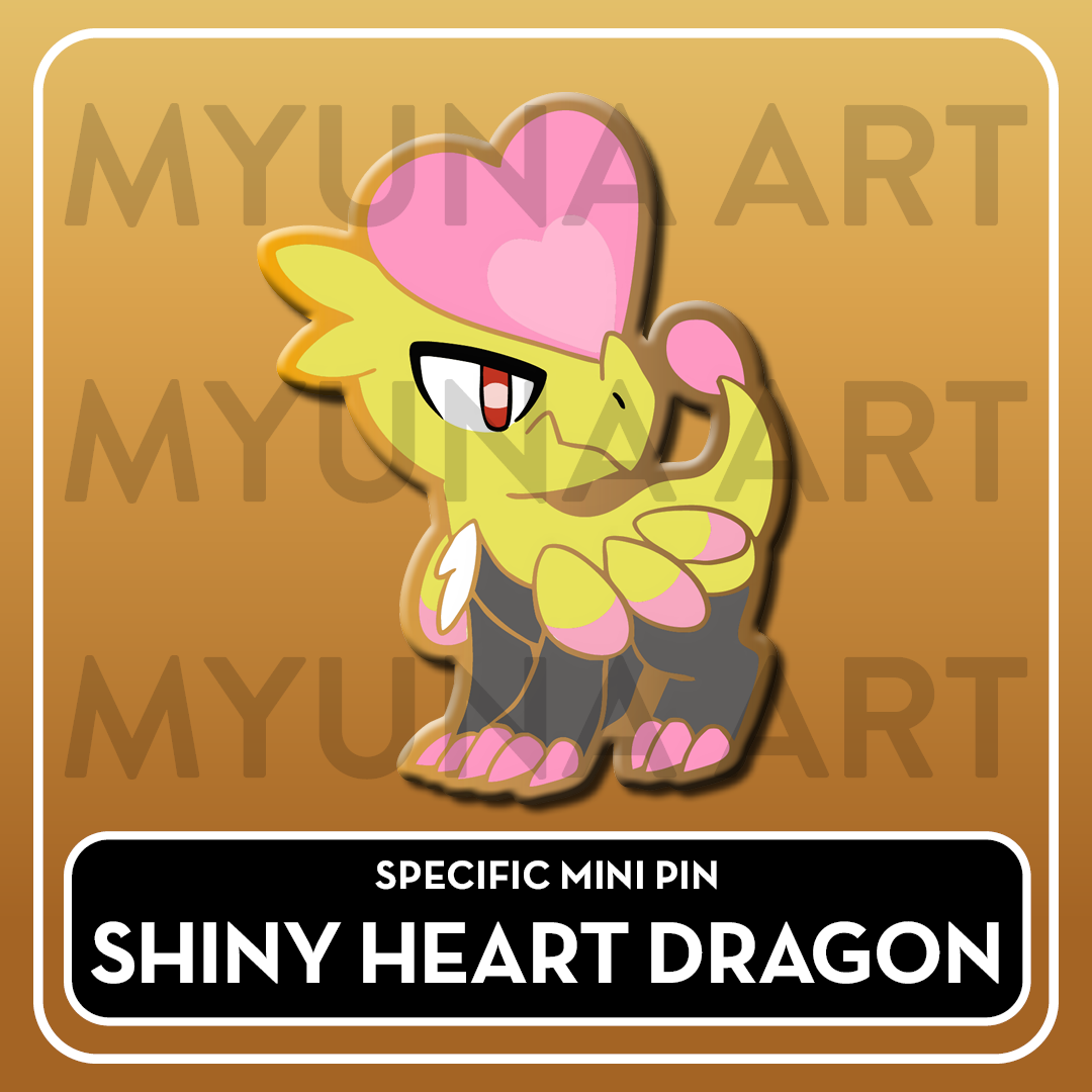 PREORDER Dragon Type Friends - Myuna's Mystery Mix Gacha Mini Pins
