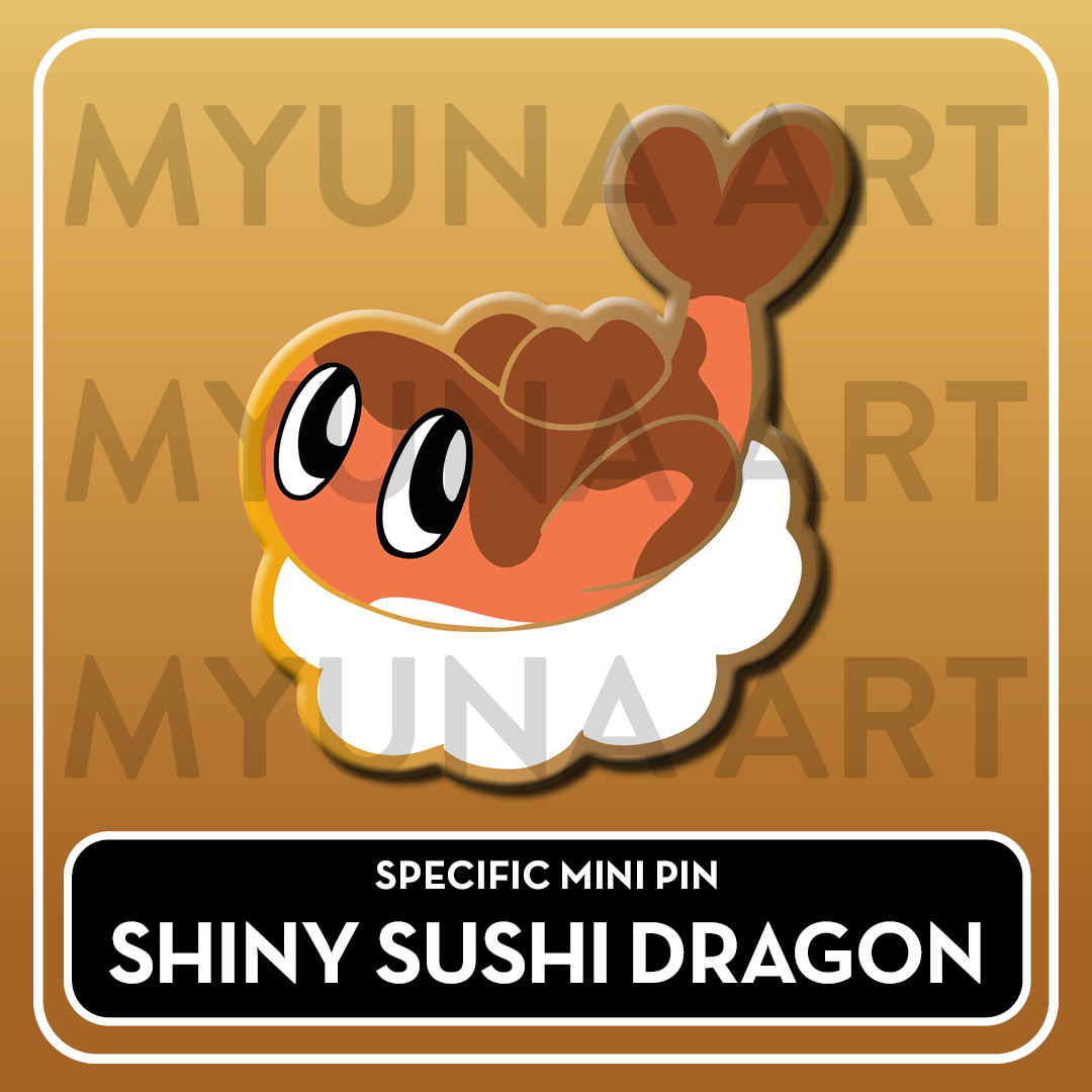 PREORDER Dragon Type Friends - Myuna's Mystery Mix Gacha Mini Pins