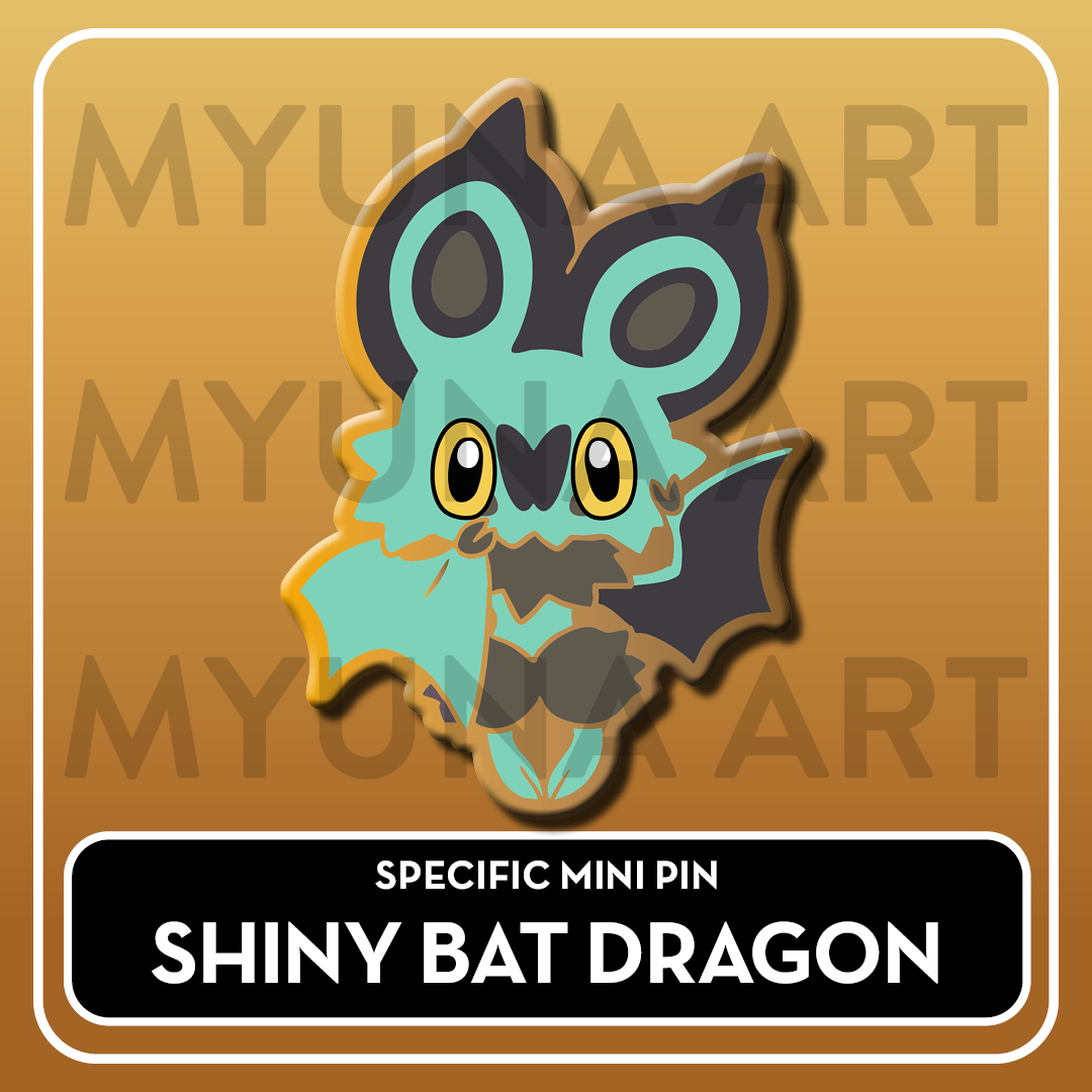 PREORDER Dragon Type Friends - Myuna's Mystery Mix Gacha Mini Pins