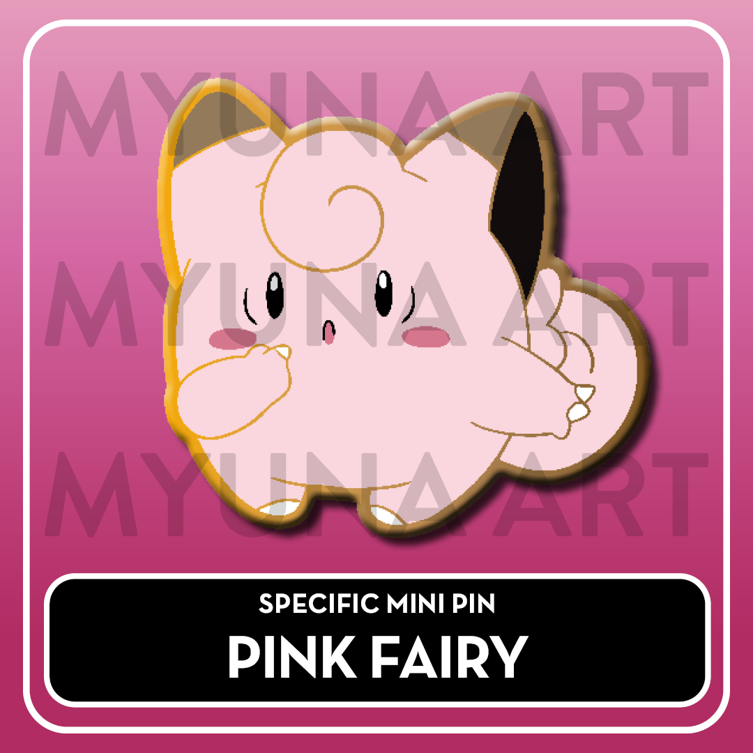 Fairy Type Friends - Myuna's Mystery Mix Gacha Mini Pins