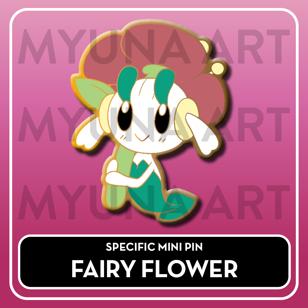 Fairy Type Friends - Myuna's Mystery Mix Gacha Mini Pins