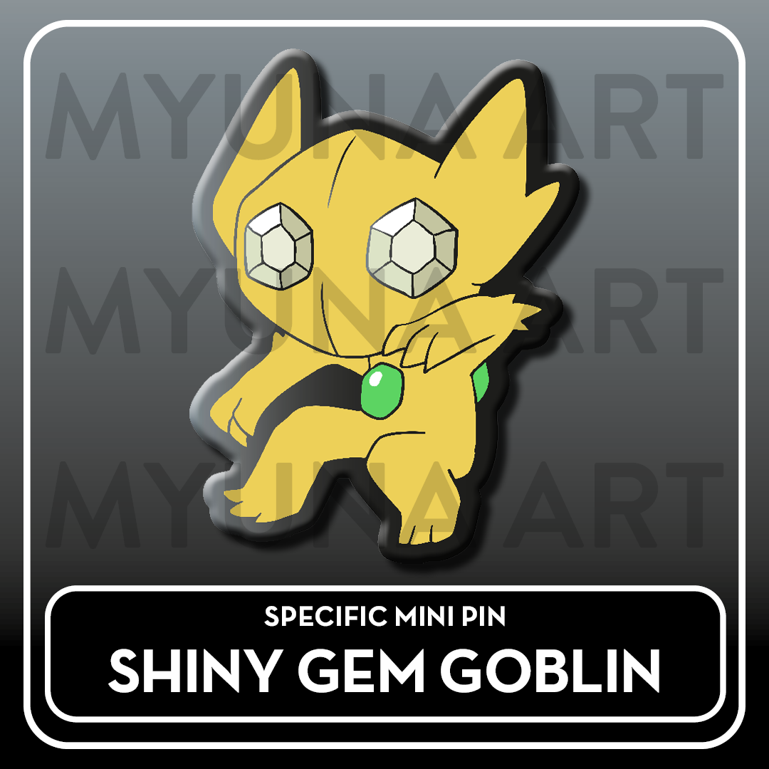 PREORDER Dark Type Friends - Myuna's Mystery Mix Gacha Mini Pins