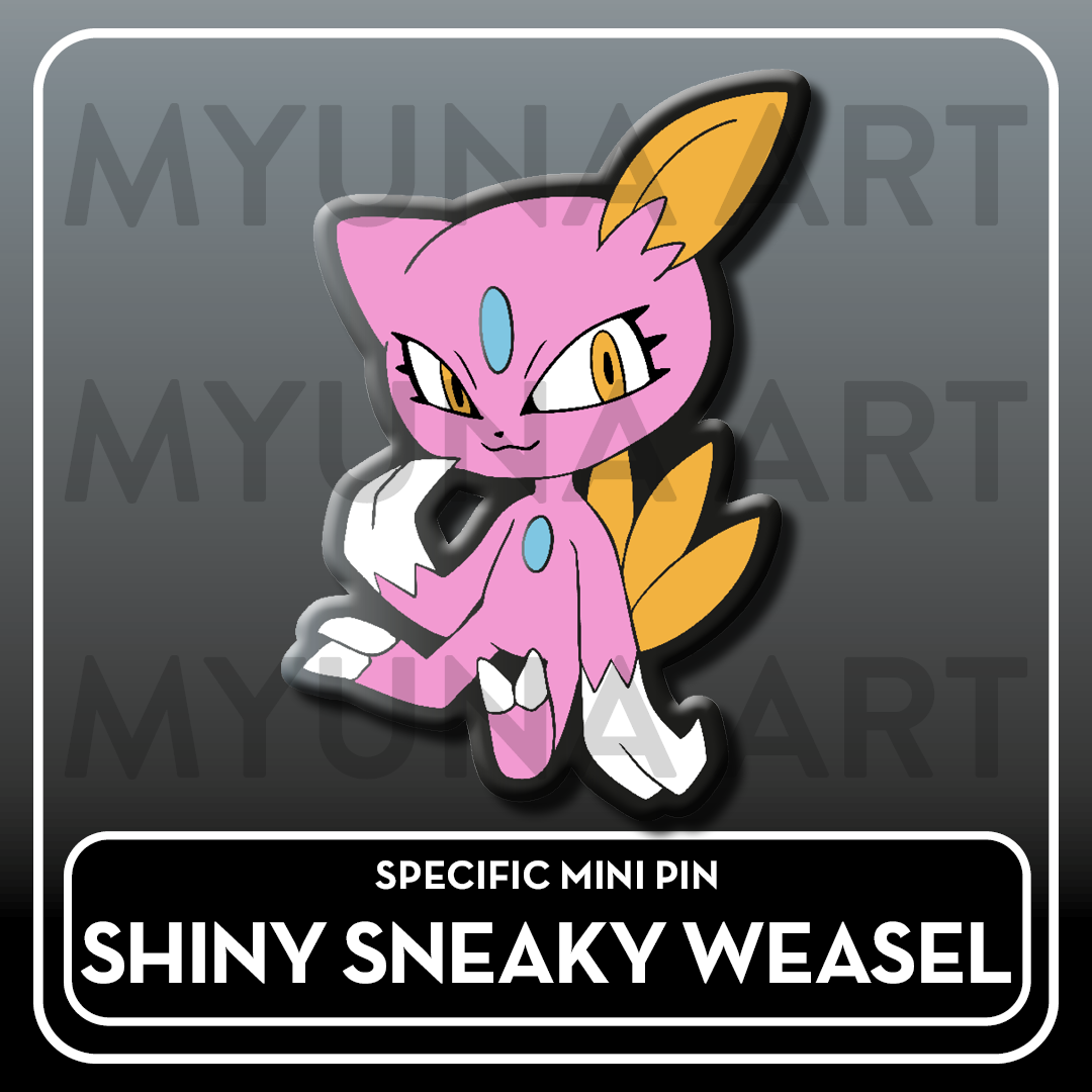 PREORDER Dark Type Friends - Myuna's Mystery Mix Gacha Mini Pins