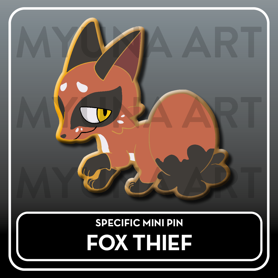 PREORDER Dark Type Friends - Myuna's Mystery Mix Gacha Mini Pins
