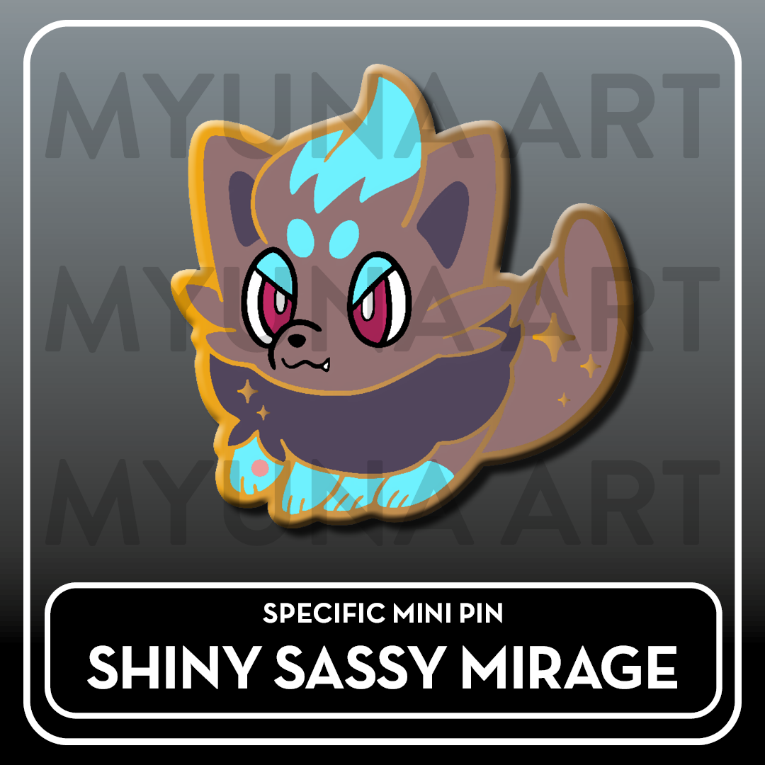 PREORDER Dark Type Friends - Myuna's Mystery Mix Gacha Mini Pins