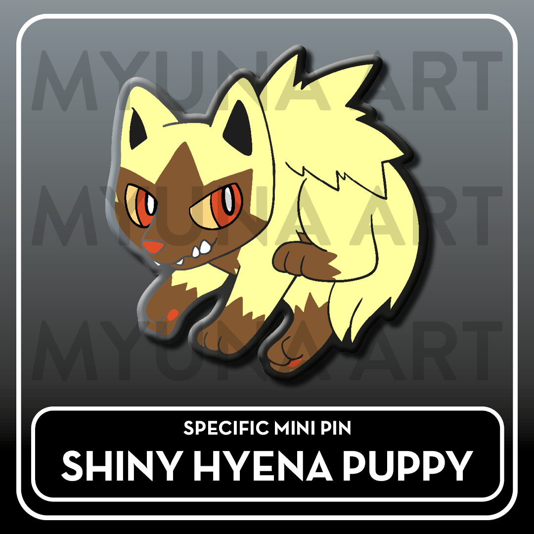 PREORDER Dark Type Friends - Myuna's Mystery Mix Gacha Mini Pins