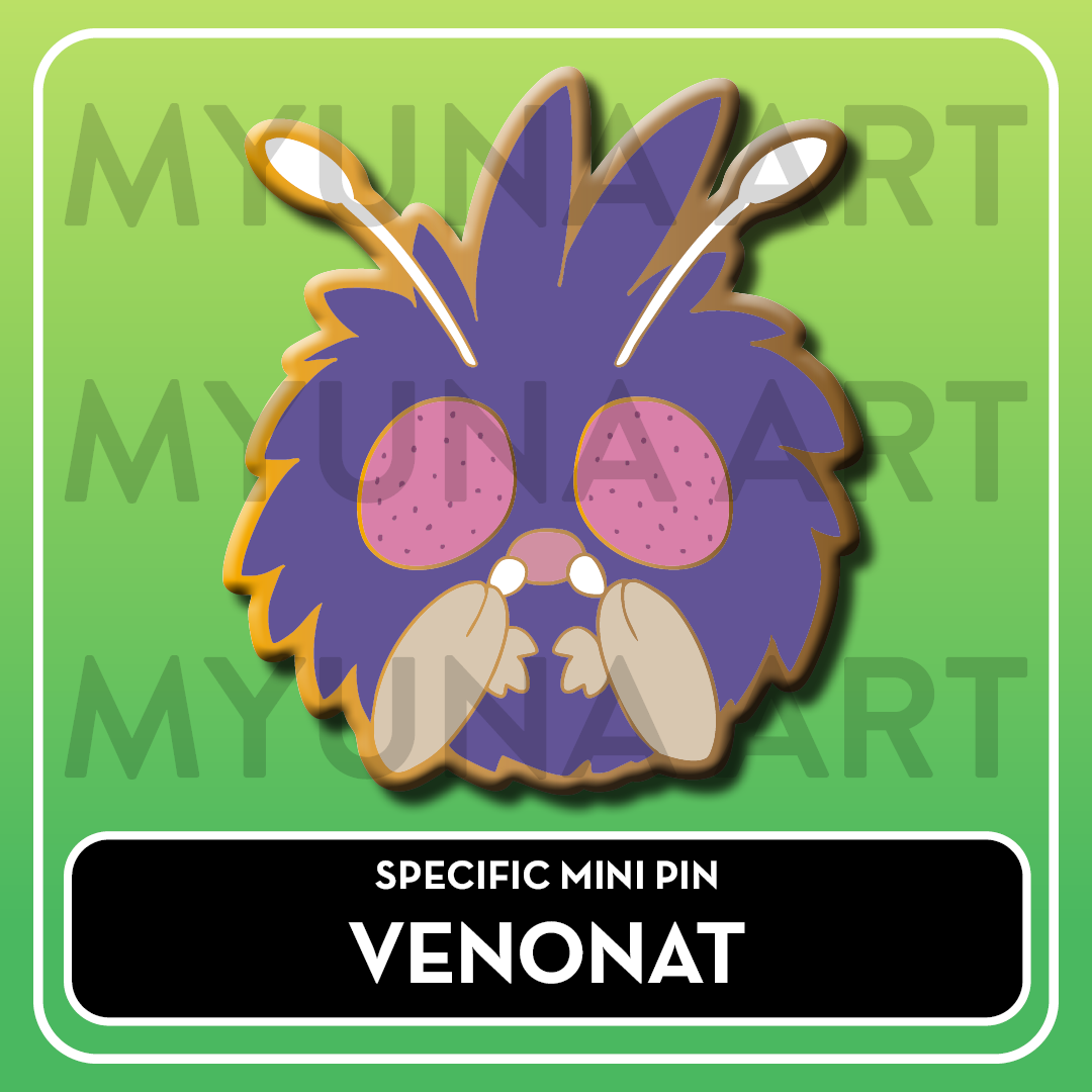 PREORDER Bug Type Friends - Myuna's Mystery Mix Gacha Mini Pins