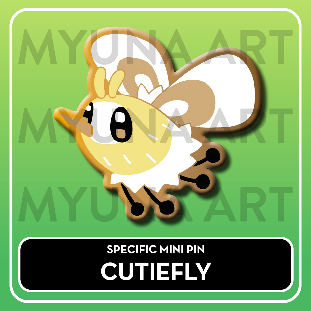 PREORDER Bug Type Friends - Myuna's Mystery Mix Gacha Mini Pins