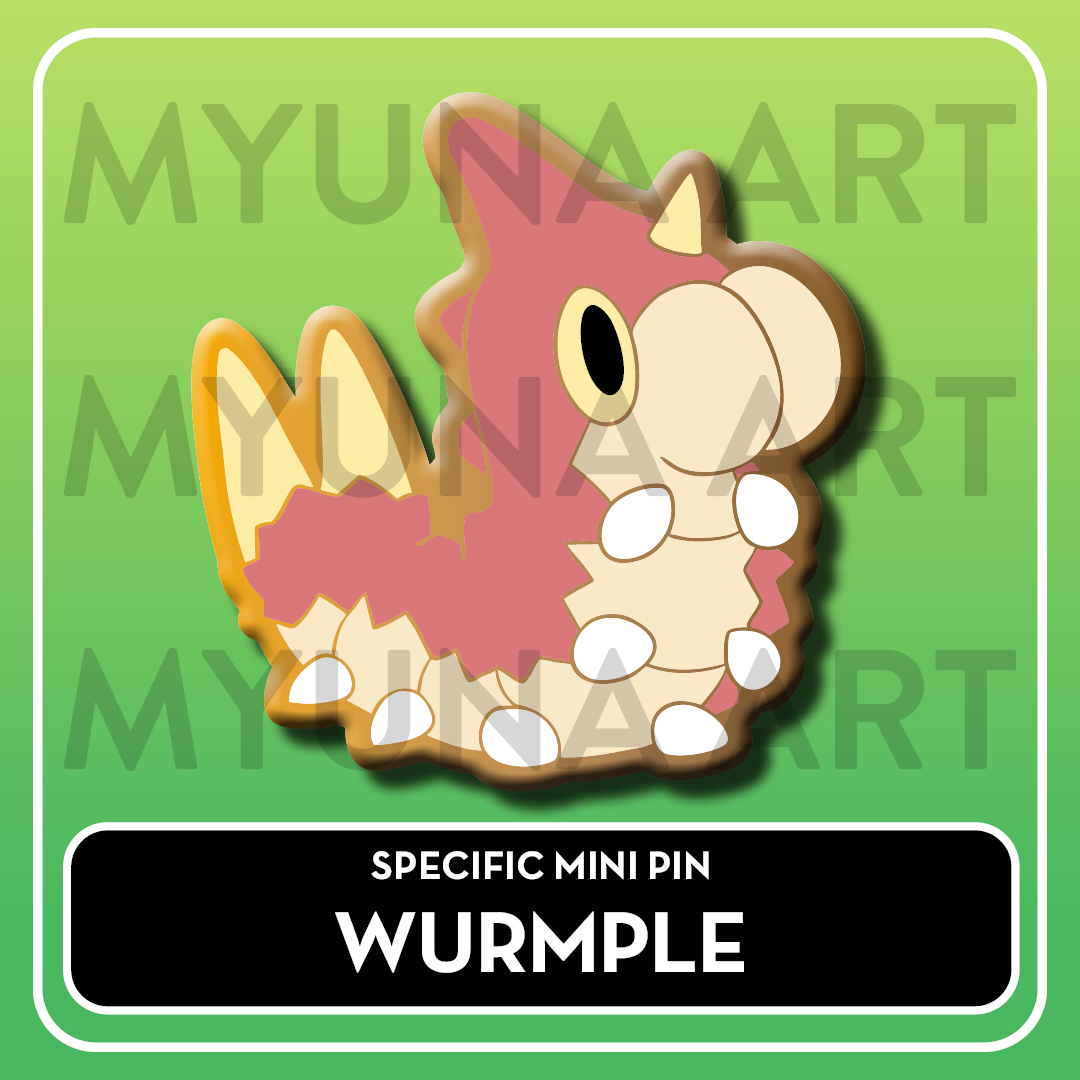 PREORDER Bug Type Friends - Myuna's Mystery Mix Gacha Mini Pins